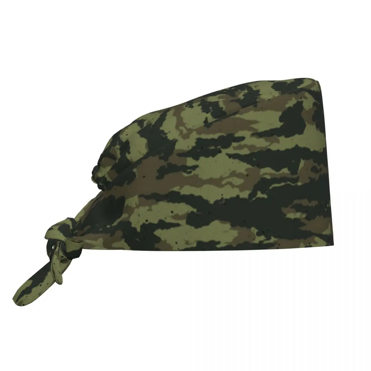 Gorro quirúrgico de camuflaje clásico para cirujano de laboratorio, gorro quirúrgico para hombres y mujeres, gorros de trabajo médico veterinario para agencia de cuidado de mascotas