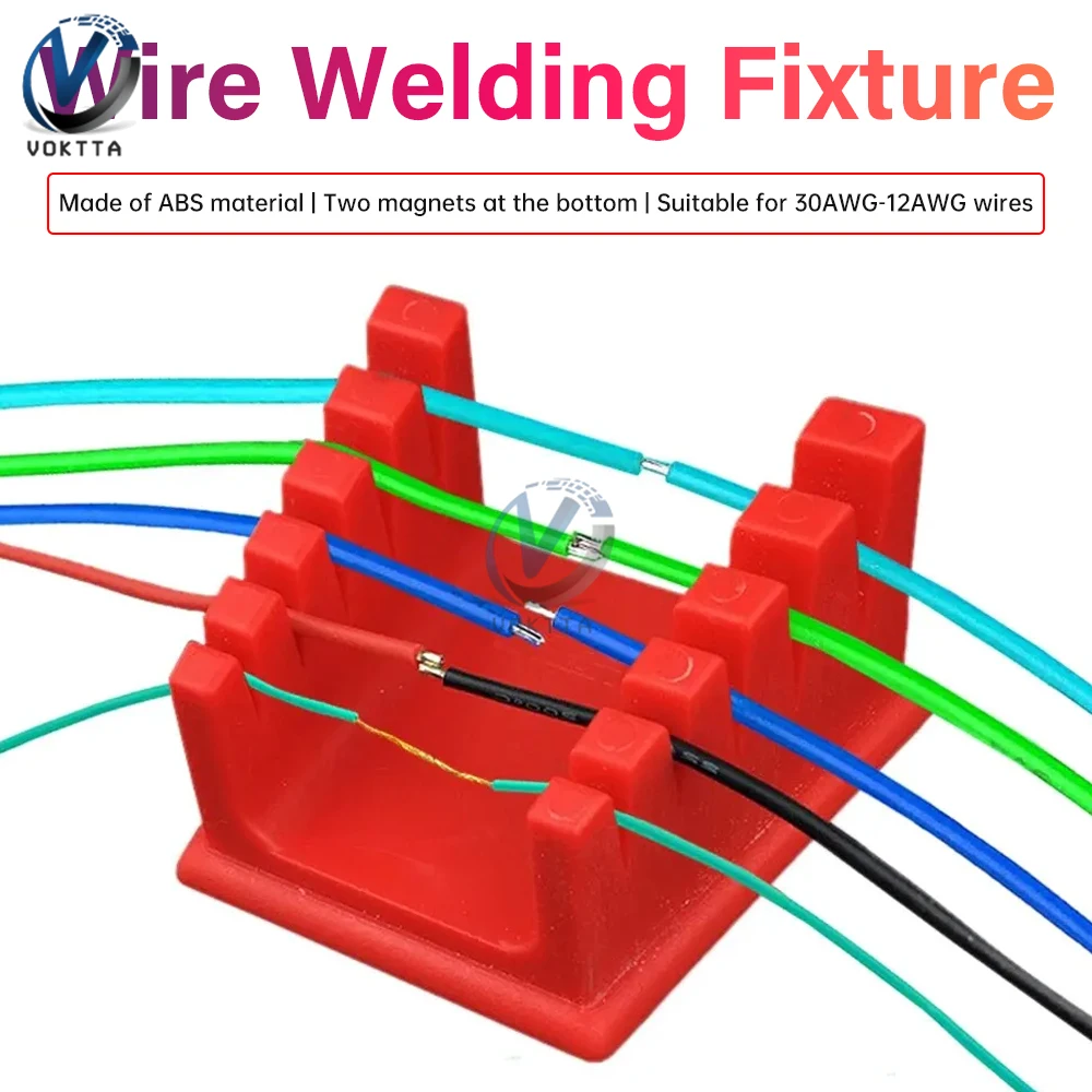 

ABS Welding Wire Fixture Welding Station Wire Clamp Fixed Clamp Magnetic Welding Bench Soldering Repair Tool for Motherboard