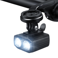 Bicycle Front Lamp High Beam Low Beam Bike Handlebar Flashlight USB Charging LED Cycling Lantern 1200mAh Bicycle Accessories