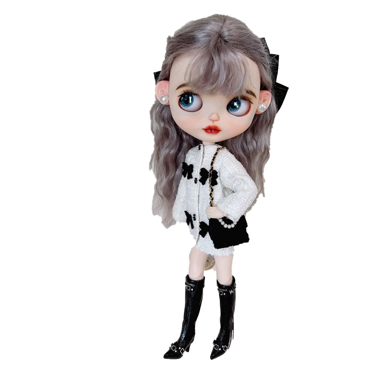 ICY DBS Blyth Puppe kleiden Original Design Mode Schleife kleine Duftjacke für 19 Gelenke OB24 Azon Puppe täglich DIY Dress Up