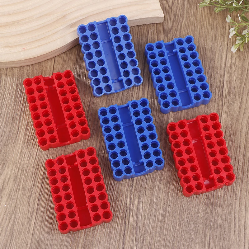 

2pcs Bit Holder 32 Holes Bit Hex Shank Organiser Screwdriver Bit Holder Drill For Storage For 6.35MM Shank Storage Box