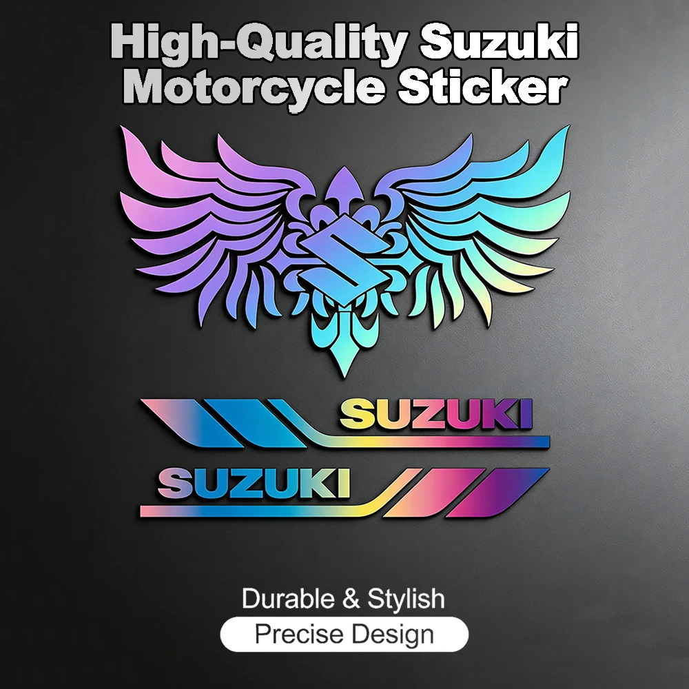 

Motorcycle Modification Reflective Stickers for Suzuki Scooter Front Windshield Helmet Shock Absorber Waterproof Decor Decals