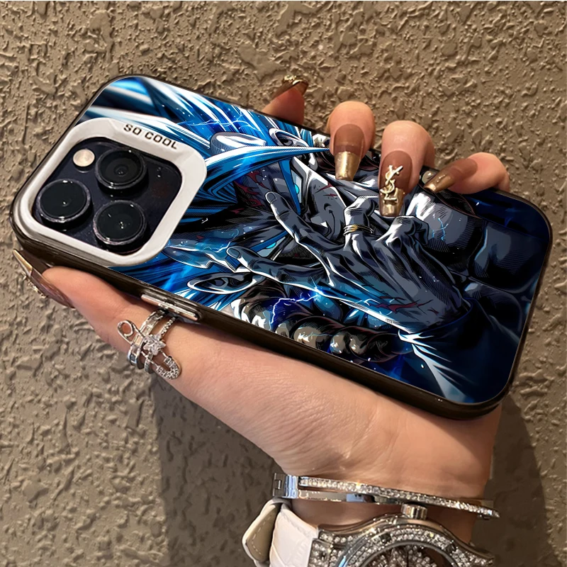 Dragon Ball Super Saiyan Blue Vegito Gogeta Case for iPhone 12 17 Air Pro Max 16 15 11 14 13 Pro Max XS X XR Plus 8 7 SE 2020 view 3
