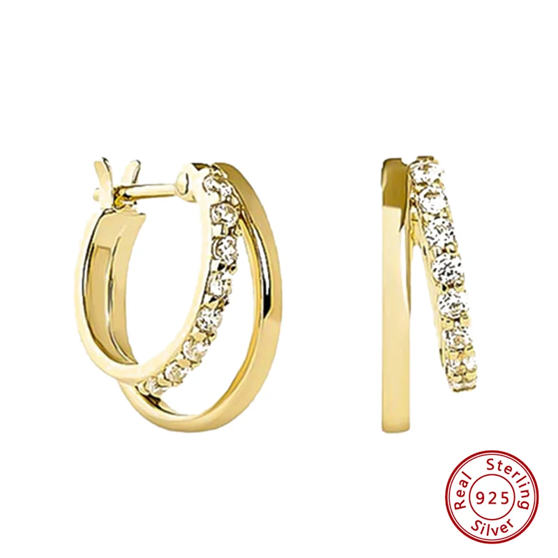 

Серьги из стерлингового серебра 925 пробы с оригинальным сертификатом, серьги-клипсы с цирконием для женщин, бесплатная доставка, ювелирные изделия