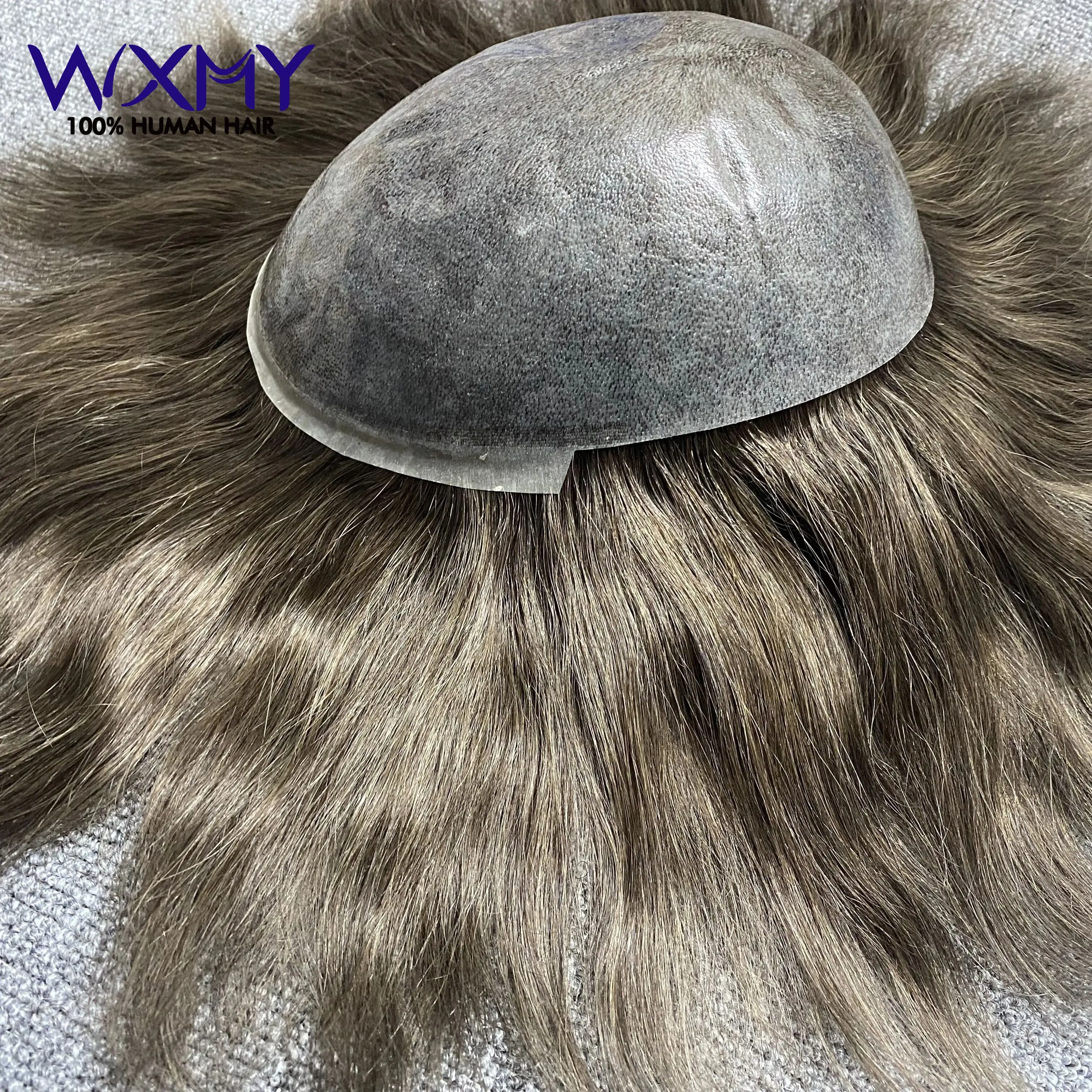 Toupee Men Wigs  Men’s hairpiece Natural Men's Wig Durable  Black Male Hair System Prosthesis Human Hair Wigs For Men Short Wig