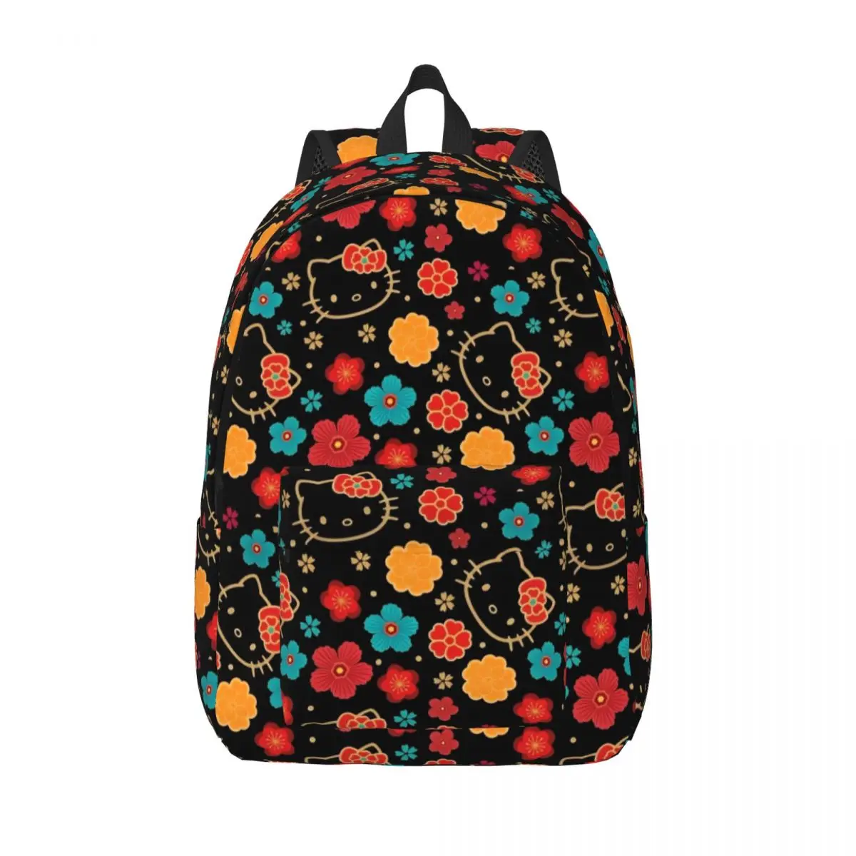 

Hello Kitty Black Backpack Middle High College School Student Cute Cartoon Bookbag Teens Daypack Hiking