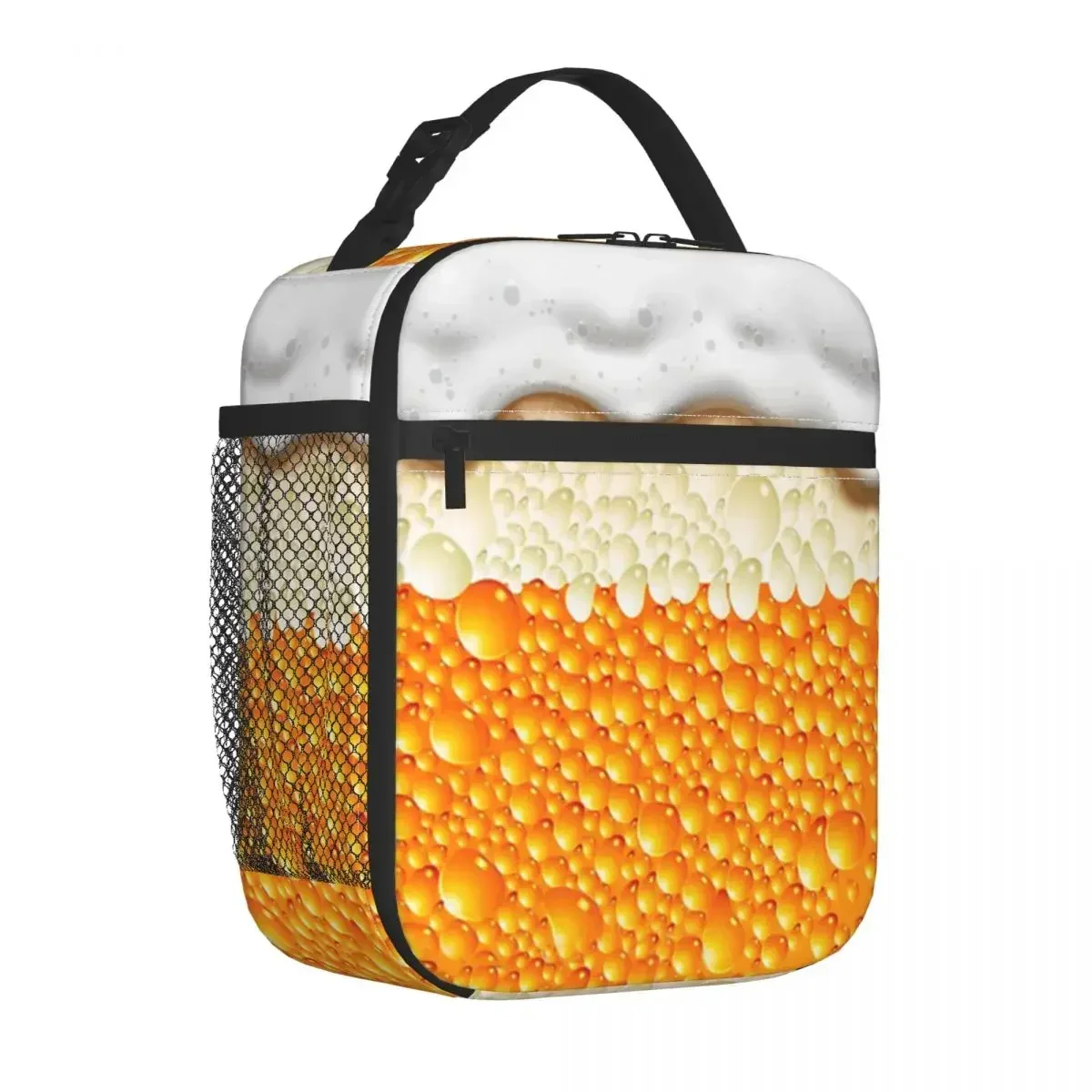 Wheat Beer Insulated Lunch Bag Alcholism Lunch Container Portable Thermal Cooler Lunch Box Picnic lunch bags for children