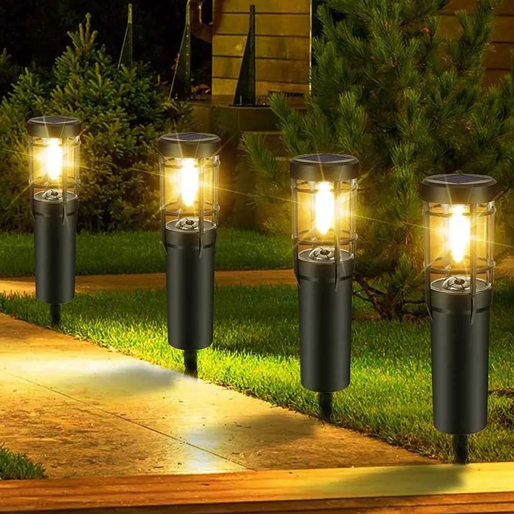 New Solar Lamp Cylinder Camping Lawn Lamp LED Outdoor Garden Garden Landscape Lamp Solar Outdoor Light