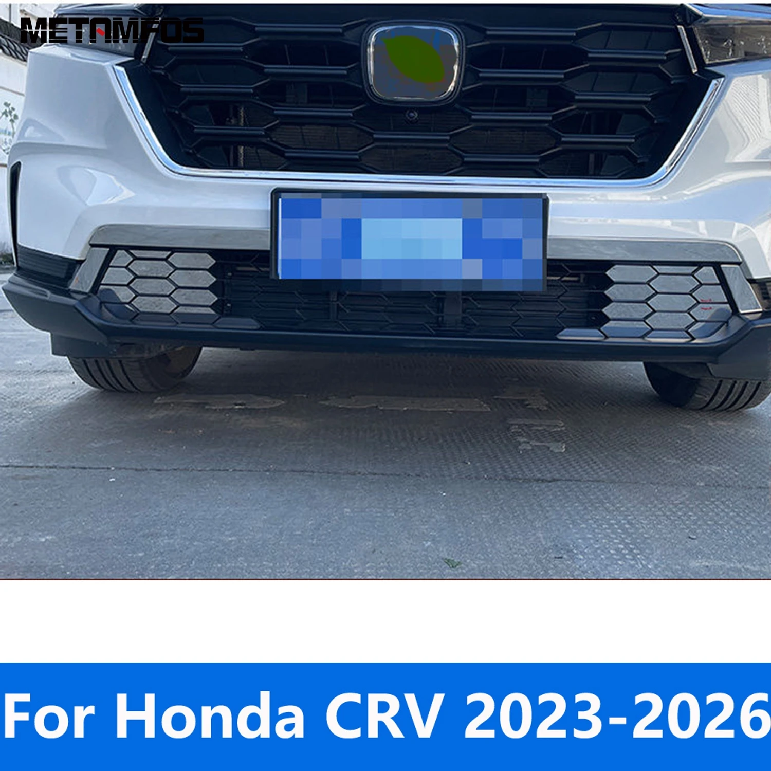 

Front Lower Bumper Grille Racing Grill Cover Trim Bezel For Honda CR-V CRV 2023 2024 2025 2026 Stainless Accessories Car Styling