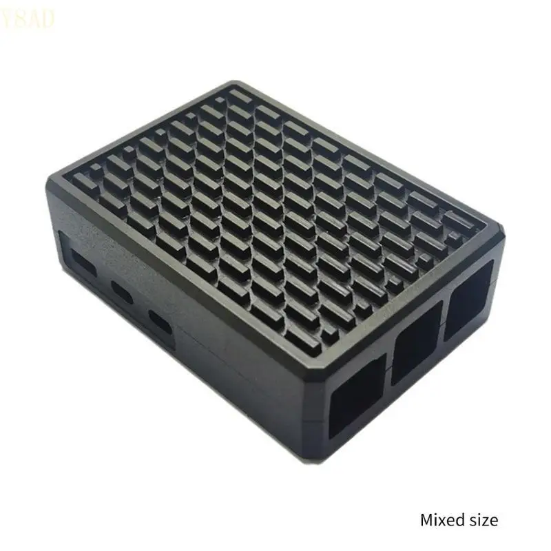 Y8AD Sturdy Aluminum Housing Case For RPI 5 Heatsink Enclosure Box Effective Heat Dissipation Quick Install