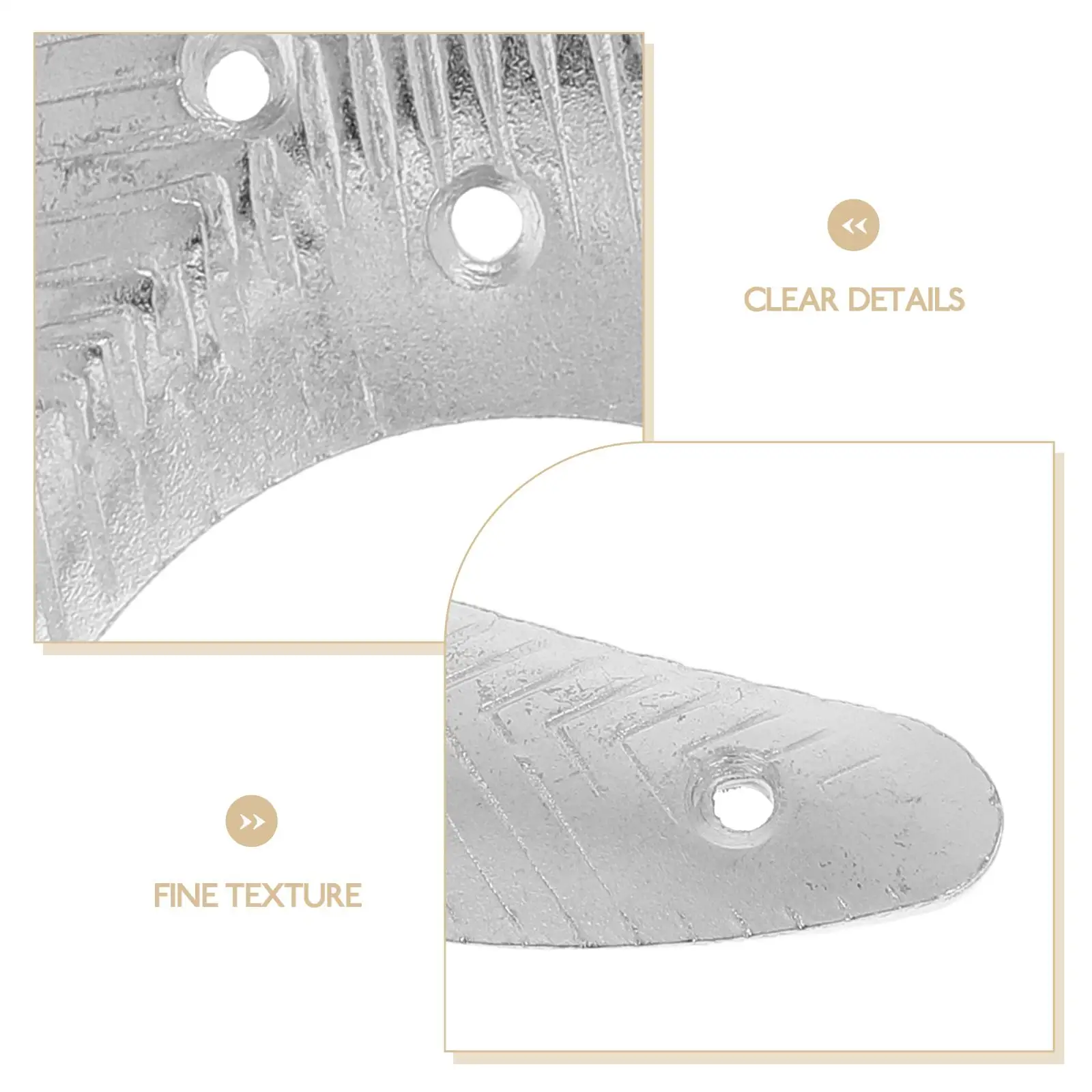   Dischi in metallo resistenti all'usura per scarpe da uomo, piastre per tallone, cuscinetti di riparazione, fogli di ferro