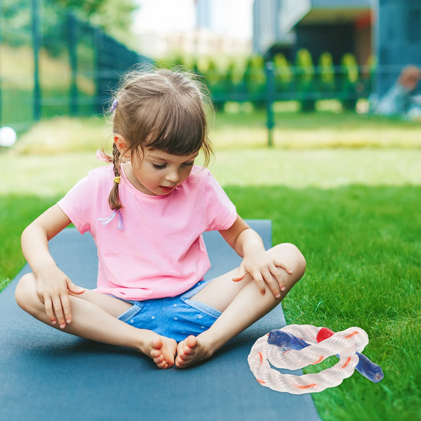 

'S Gymnastics Rope Thickened Mini Size For Sensory Training Indoor Outdoor Use Short Sports Rope Morning Exercise