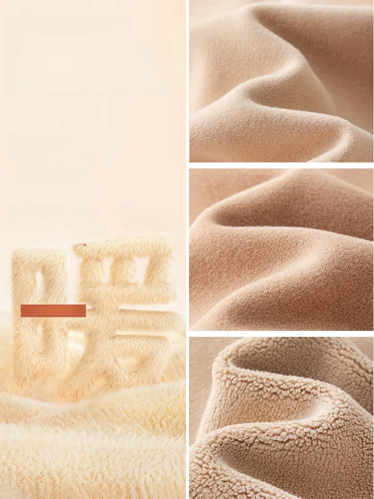 Pantaloni da yoga in pelle arca foderati in Fce a vita alta Pantaloni da donna autunno inverno primavera con serraggio termico addome Faion