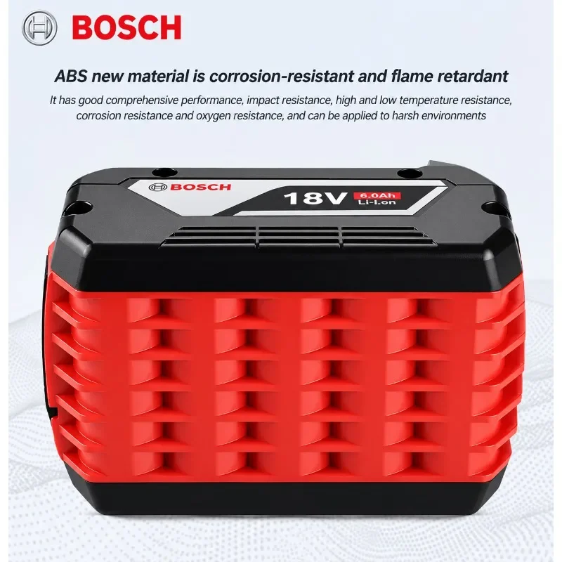 100% Bosch Professional 18V 6.0Ah Li-Ion Battery BAT609 BAT609G BAT618 BAT618G for Cordless Power Tool