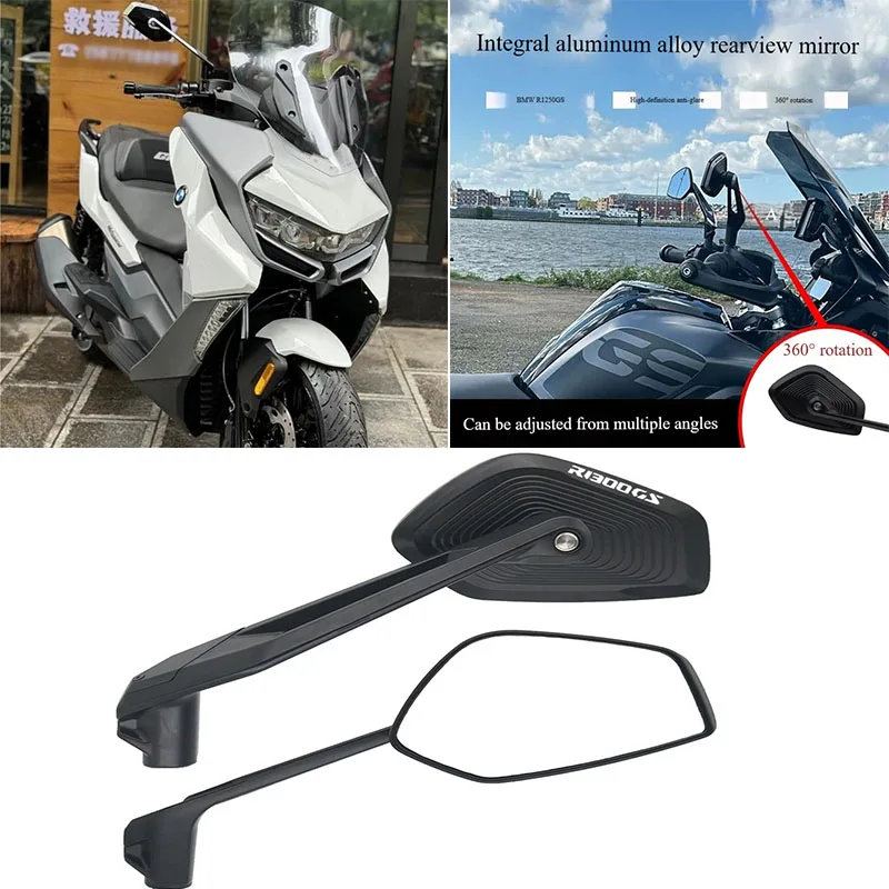 

BMW R1300GS Motorcycle Rearview Mirrors Black CNC Aluminum Alloy Side Mirror for Enhanced Visibility And Safety