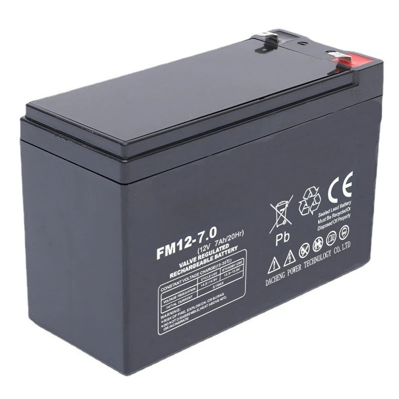 12v 7AH Children Can Take Car Spray Lead-acid Battery Elevator Outdoor Power Supply Floor Stand Special Rechargeable Battery