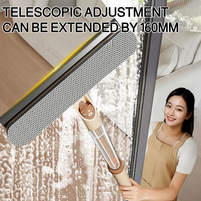 Huishoudelijke glasschraperreiniger dubbelzijdig veeg vijfinone reiniging speciale multifunctionele ruitenwisser