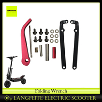 LANGFEITE Folding Wrench Screw Accessories Scooter Electrico For L8 T8 10-11Inch Dual Drive Trottinettes Electriques Spare Parts