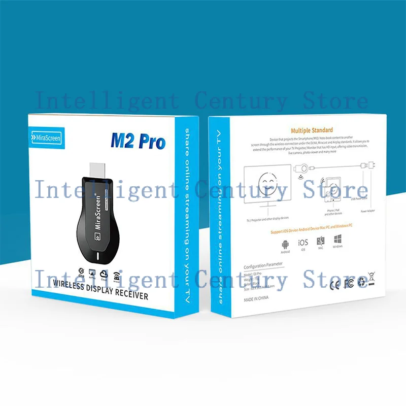 M2 Pro Wireless WiFi TV Stick Display TV Dongle HDMI-compatible Smart TV Screen Projector 1080P 4K For DLNA Miracast For Android