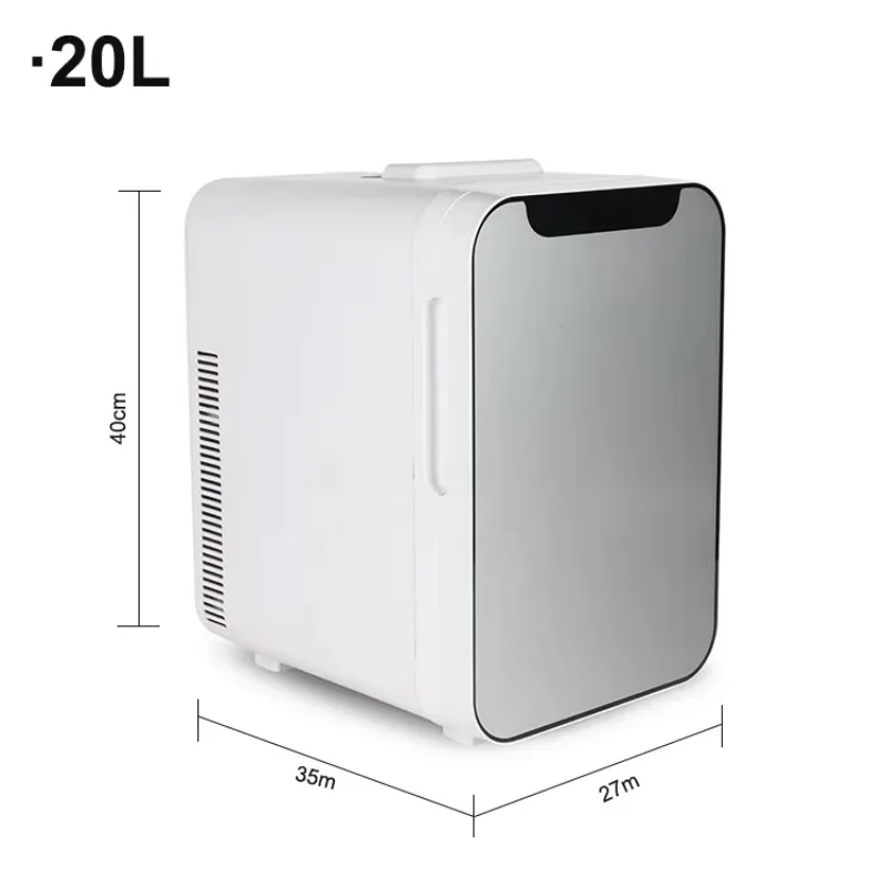 New 20L Portable Fridge Mini Size Glass Door Home Hotel Refrigerator Mini Fridge Mini Hotel Fridge