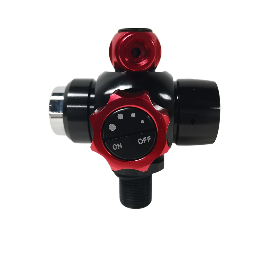 Diving Valve  M18X1.5 6061 Aviation Aluminum Scuba Diving Valve Snorkeling Respirator Refill Adapter