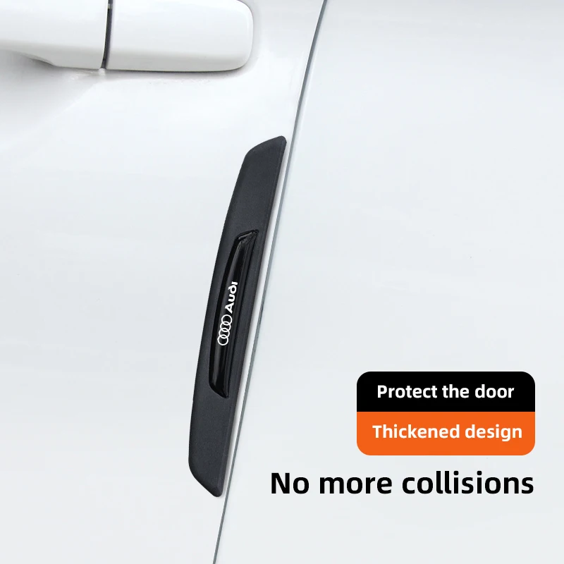 

4Pcs Car Door View Mirror Protection Strip Strips Buffer Trim Molding For Audi S-Line A3 A4 A6 Q3 Q5 A5 Q7 A1 A8 Q2 Q8 Q4 A4L A6