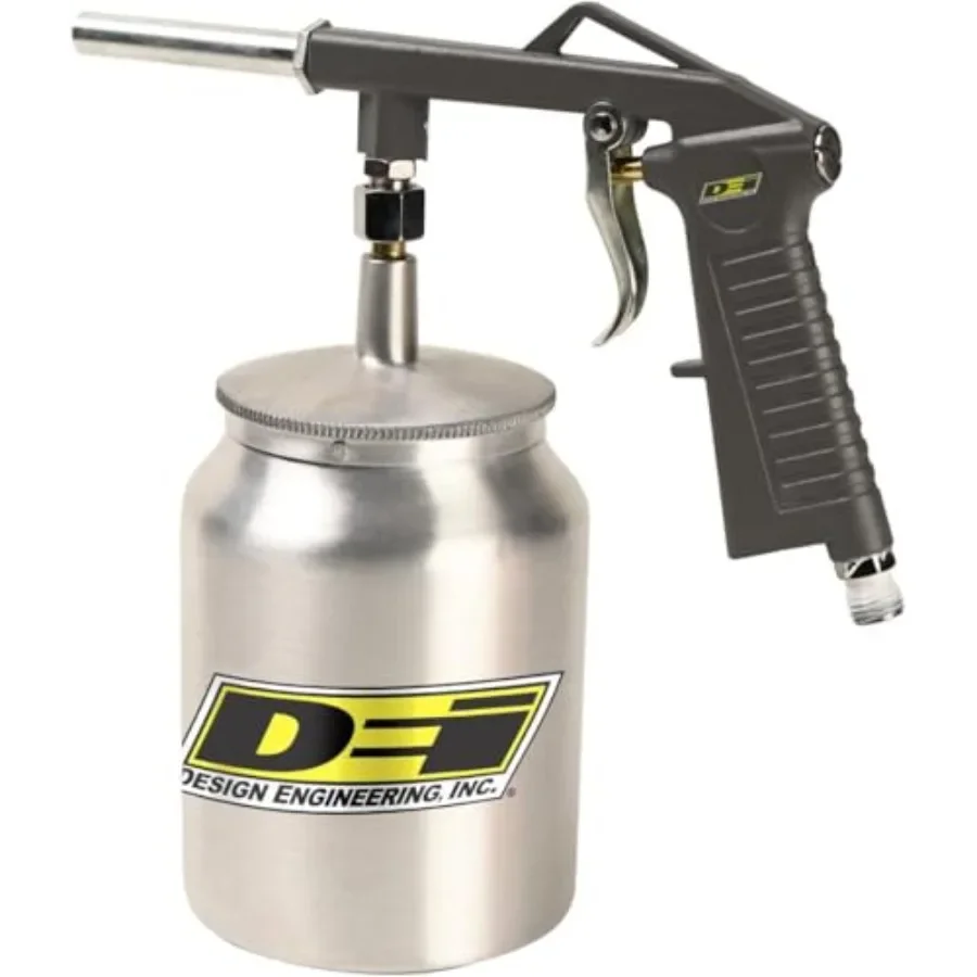 

ATAC Spray Gun for Undercoating Thermal Acoustic Treatments with DieCast Aluminum Body and 25 oz Suction Feed Canister Standard