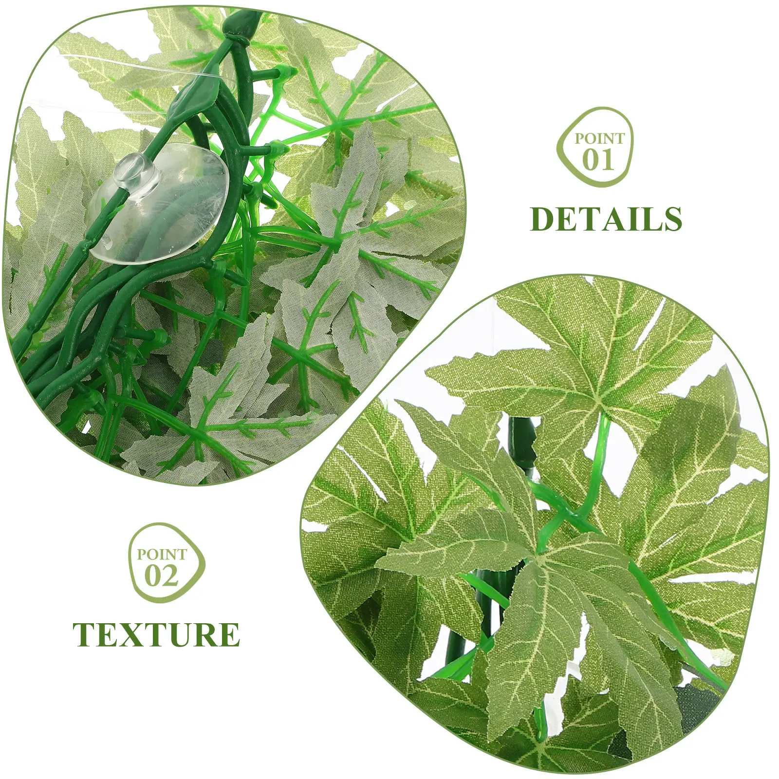 테라리움 탱크 파충류 수족관 장식 할로윈 크리스마스 인 - Aquarium Plant Vine 리뷰 및 가격