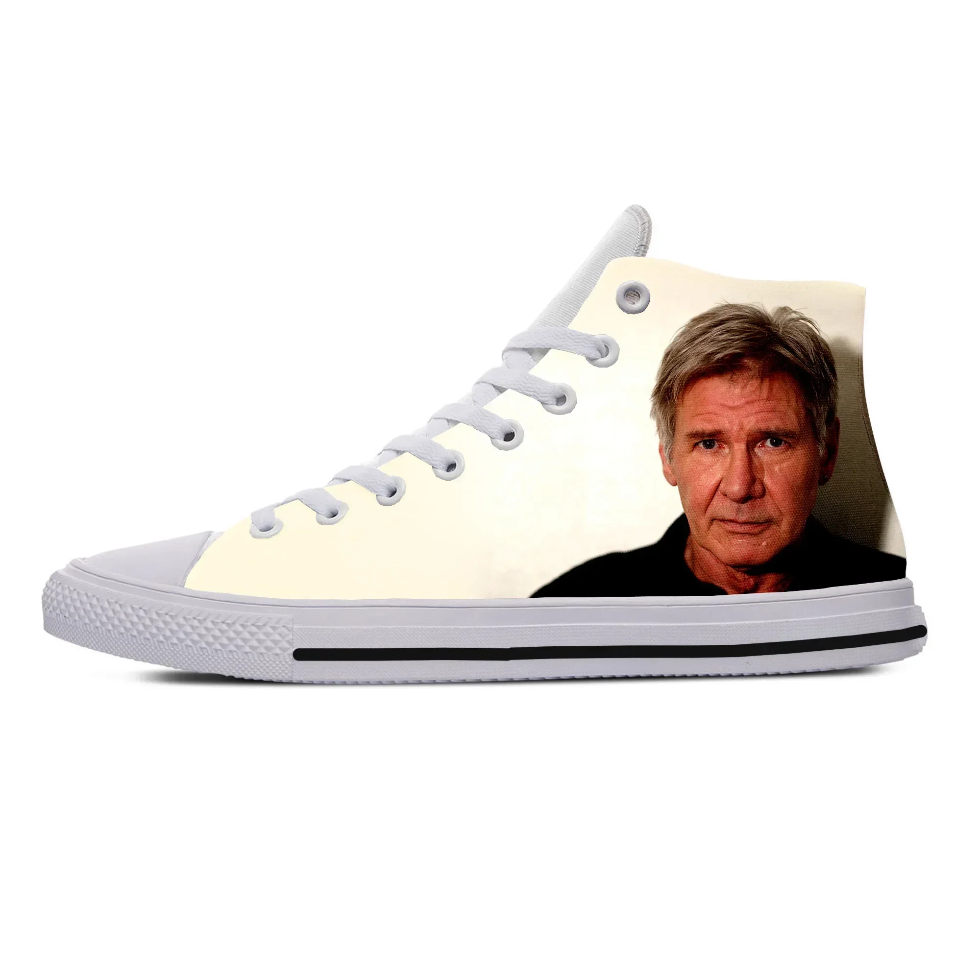 Harrison Ford High Top Sneakers for Men & Women, Breathable Lightweight Casual Shoes for Summer - view 3