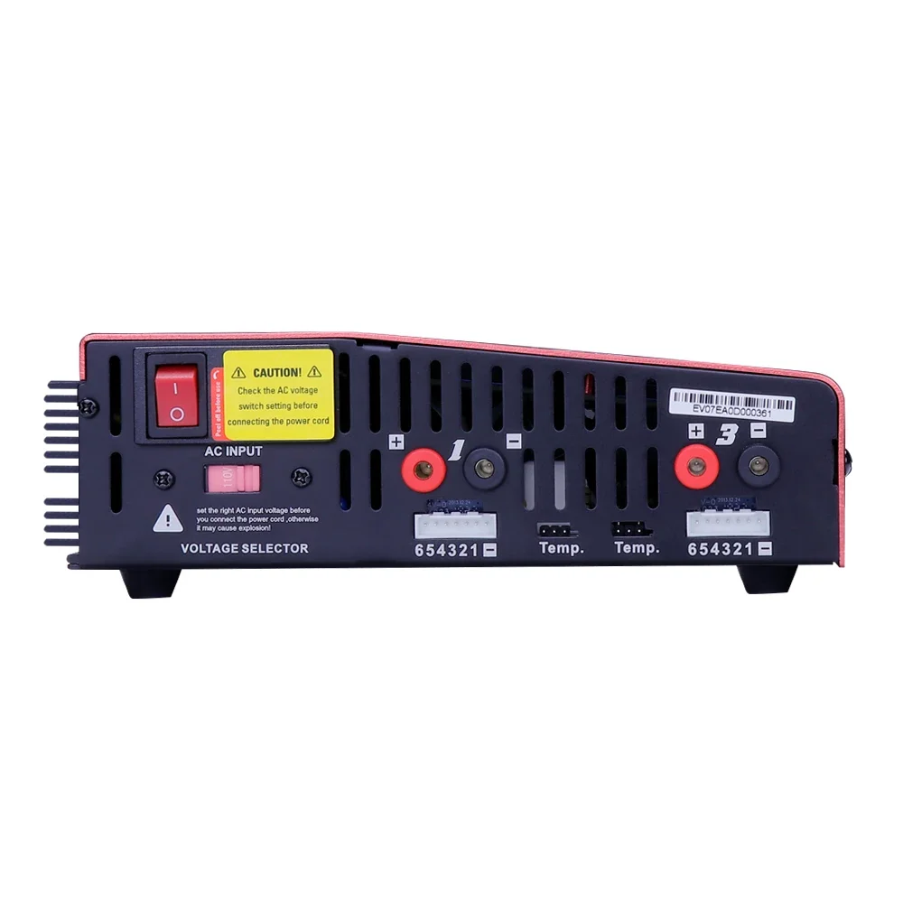 EV-PEAK CQ3 100Wx4 10A 1-6S BALANCE Charger พร้อมอะแดปเตอร์ JST_XH สําหรับ LiPo LiFe NiMH NiCd แบตเตอรี่
