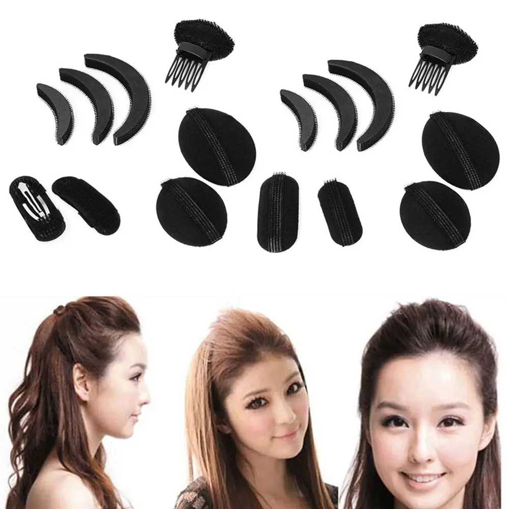 8pcs High Quality Fluffy Sponge Girls Invisible Hair Clip Hair Volume Increase Pad Hair Styling Tools Puff Sponge Clips