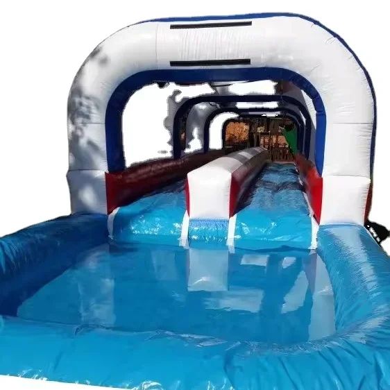 

Надувная водная горка-комбо с бассейнами и длинной горкой, надувная водная горка с воздуходувкой для двора 2026