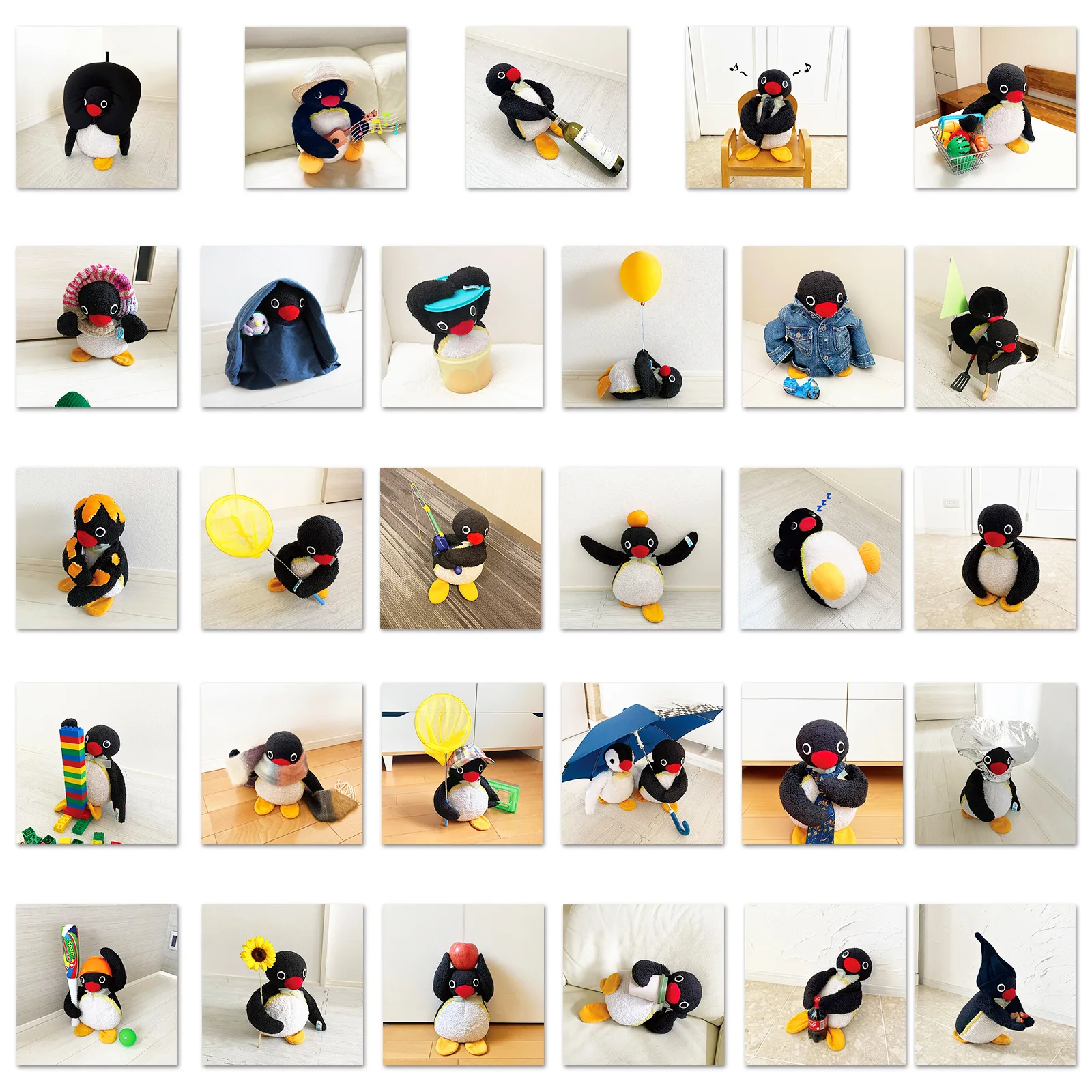 10/30/54 pçs bonito pinguim adesivos kawaii pinguim dos desenhos animados adesivo animal meme decalques bagagem portátil telefone guitarra bicicleta skate