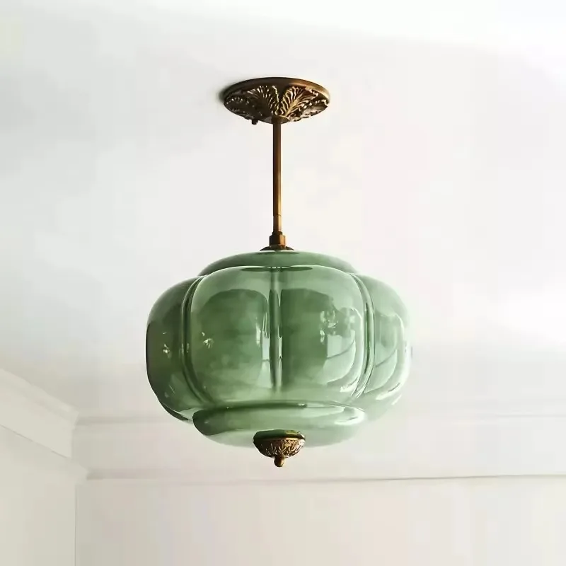 

Illuminated Glass Pumpkin, Antique Brass Green, Glass Illuminated Bedroom, Kitchen, Reading Room, Dining Room