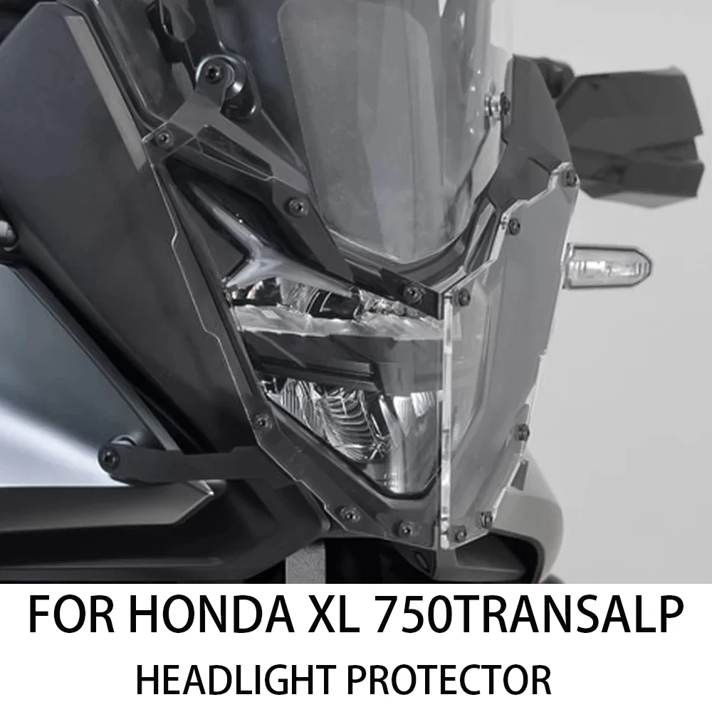 

For Honda XL 750Transalp Headlight Protector XL750 Transalp 2023 Accessories Motorcycle Light Cover Protective Guard Acrylic