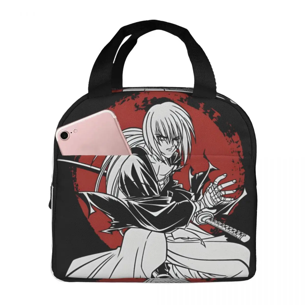 

Multifunction For Women Kid Rurouni Kenshin Lunch Food Box Portable Kenshin Himura Weekend Picnic Food Container