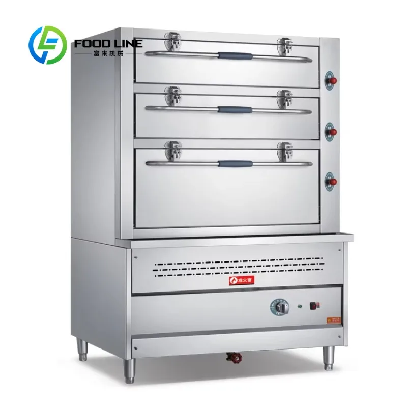 Customized High Efficiency Commercial Electric Steam Cabinet Rice Steamer & Large Capacity Rice Cooker