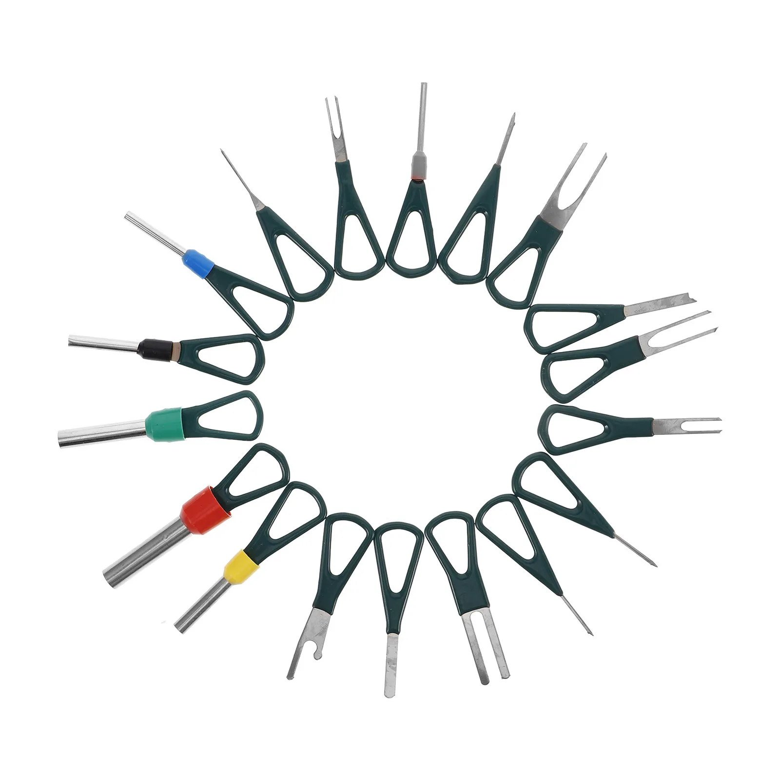 

18Pcs Wiring Harness Terminal Removal Tool Kit Pin Extractor Set Depinning Electrical Connector Release Auto Repair Tool Set