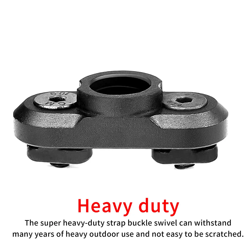 1.25” QD Sling Swivel Mount Heavy Duty Quick Detach Push Button Swivels for Two Point Sling 360°Rotatable Easy to Mount QD Sling