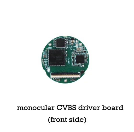 monocular driver board with cvbs interface for 0.39"/0.49"/0.5"/0.6"/0.72"/1.03" micro OLED displays