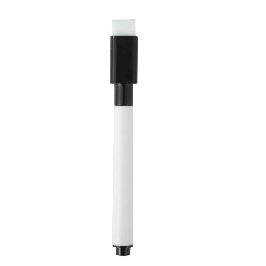 8 pçs/set ponta de bala 11.3*1cm tamanho pequeno sem marcadores de apagamento a seco de quadro branco magnético, 8 cores * 1pcs caneta magnética