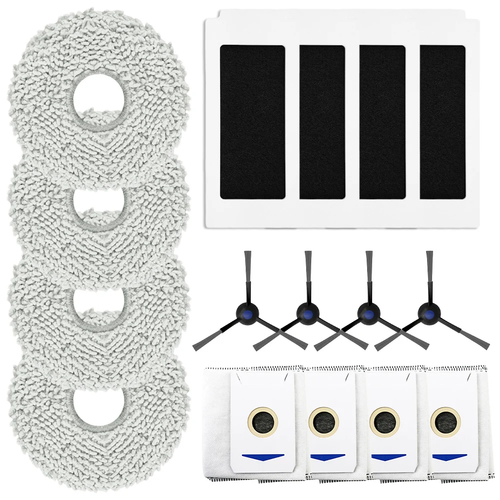 

Long Lasting Cleaning Solution with For Deebot T30 PRO Replacement Parts Roller Brush Side Brush Filter Dust Bag