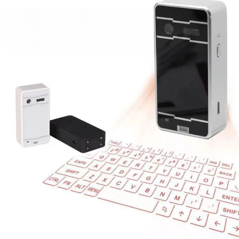 

Bluetooth Speaker Virtual Laser Keyboard Wireless Projection Mini Touch Keyboard for Computer Mobile Phone with Mouse Function