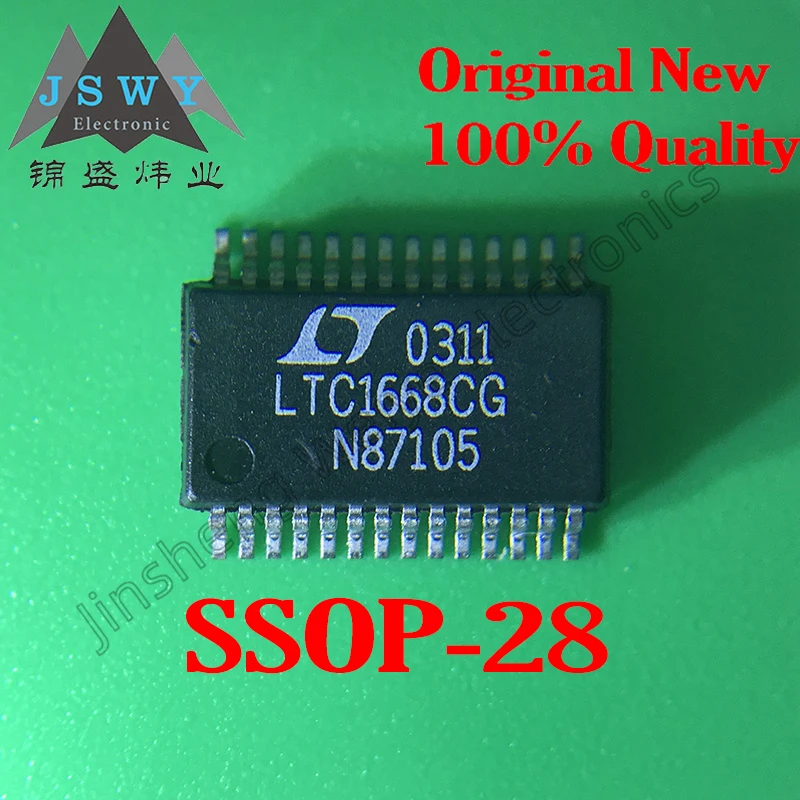 

1~5PCS LTC1668CG LTC1668IG LTC1628CG LTC1929CG LTC1338IG LTC1338CG SMD SSOP-28 chip IC 100% brand new and genuine Free Shipping