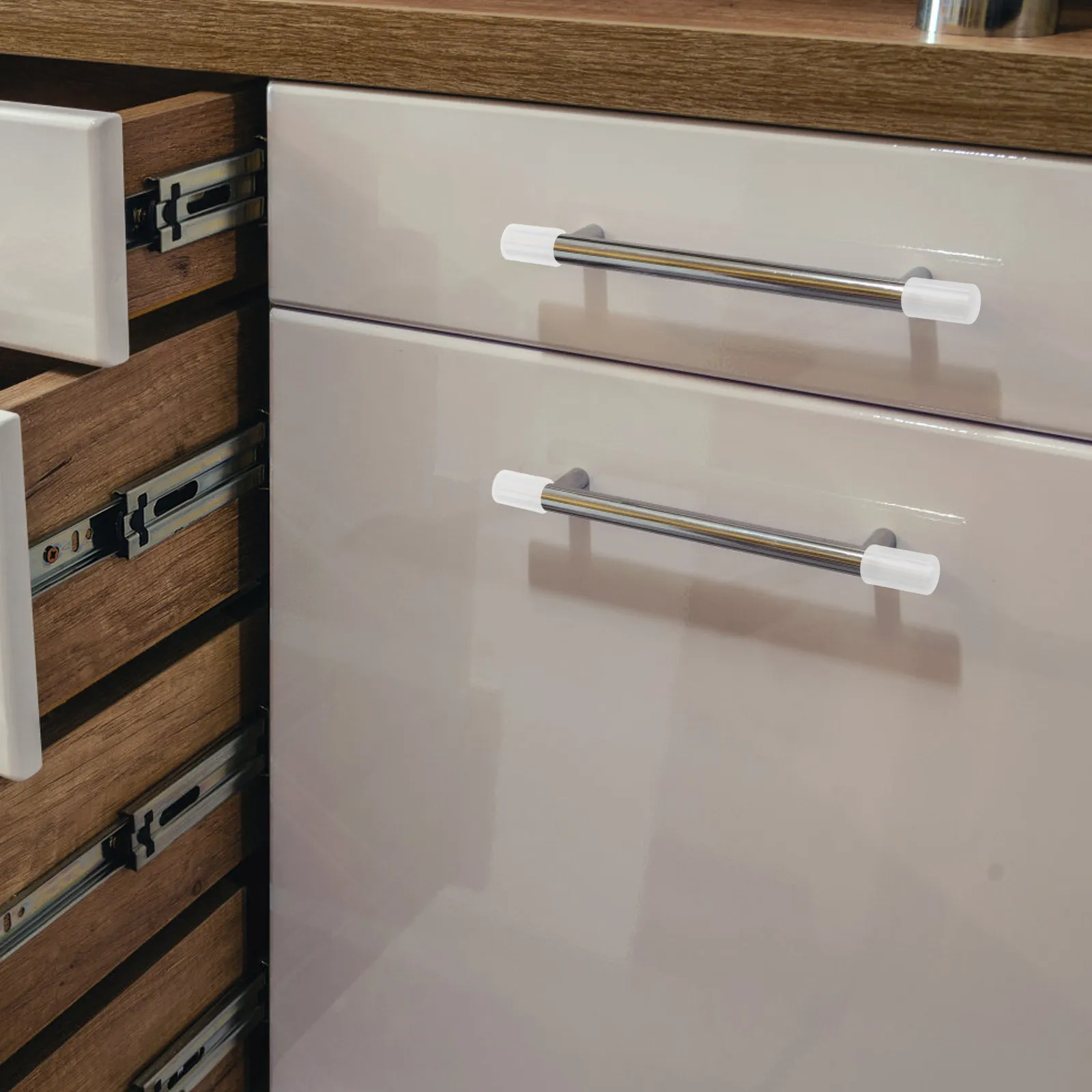 

Набор из 6 силиконовых защитных накладок для ручек дверей и ящиков, бамперы для шкафов, защита мебели от ударов для детей