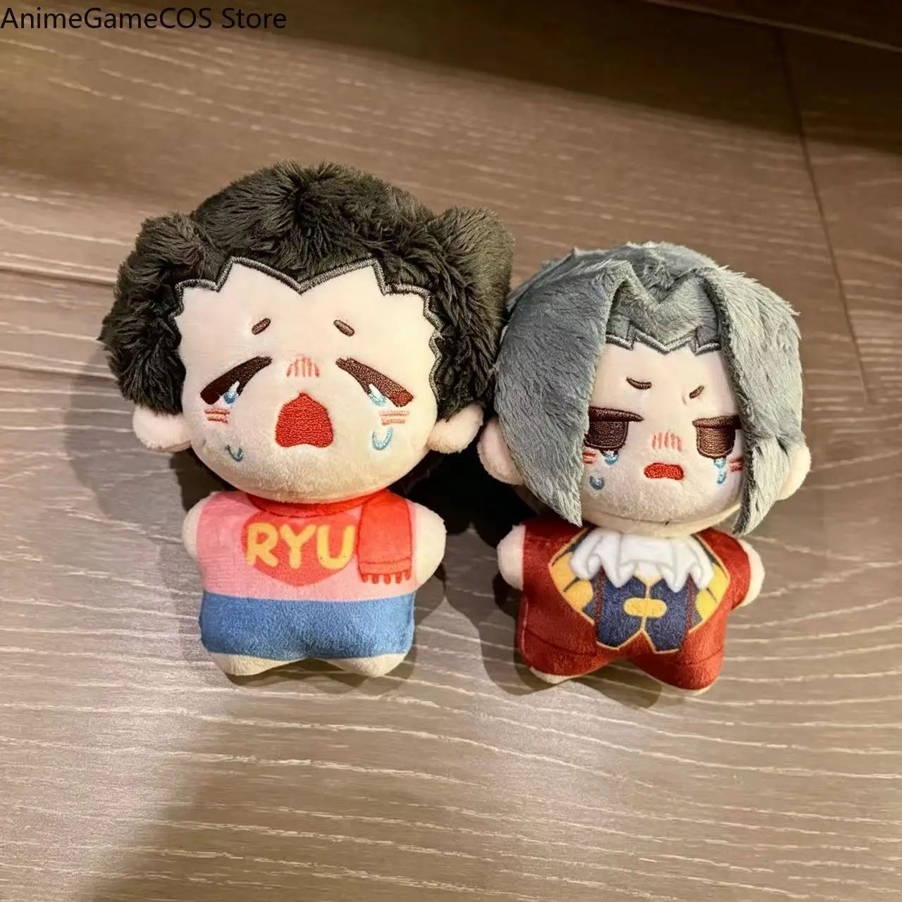 Anime Ace Attorney Miles Edgeworth 10CM Plush Doll Bag Pendant Plushie Stuffed Figure Cosplay Collection Cartoon Gift gallery 2
