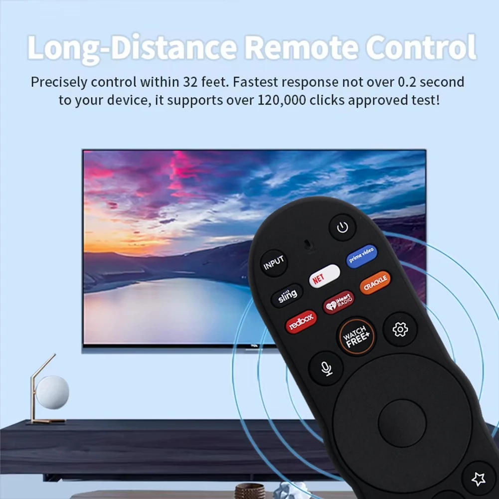 (A26M) Reemplace el control remoto por voz XRT270 para televisores LED LCD Vizio M55Q6-J01 M55Q7-J01 V435-J01 V505-J09 V555J01 V755J04