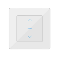 B08B-Touch Design Wifi Smart Curtain Switch For Motorized Curtains And Roller Blinds Work For Tuya Smart Life App
