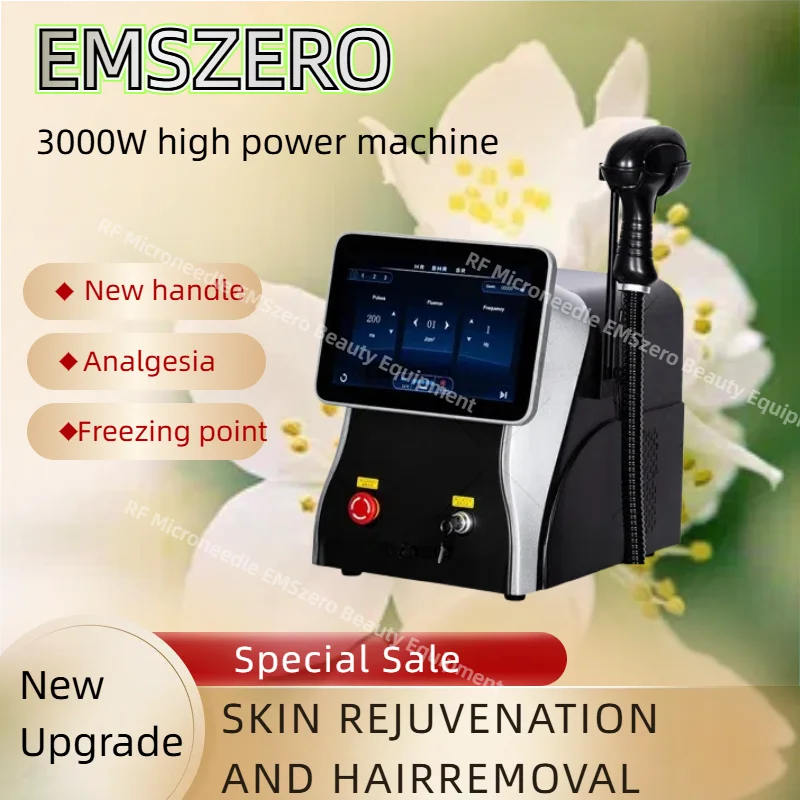 3000W High Power Diode Laser Hair Removal Machine 2025 Painless Ice Titanium Diode Three Wavelength Laser Hair Removal