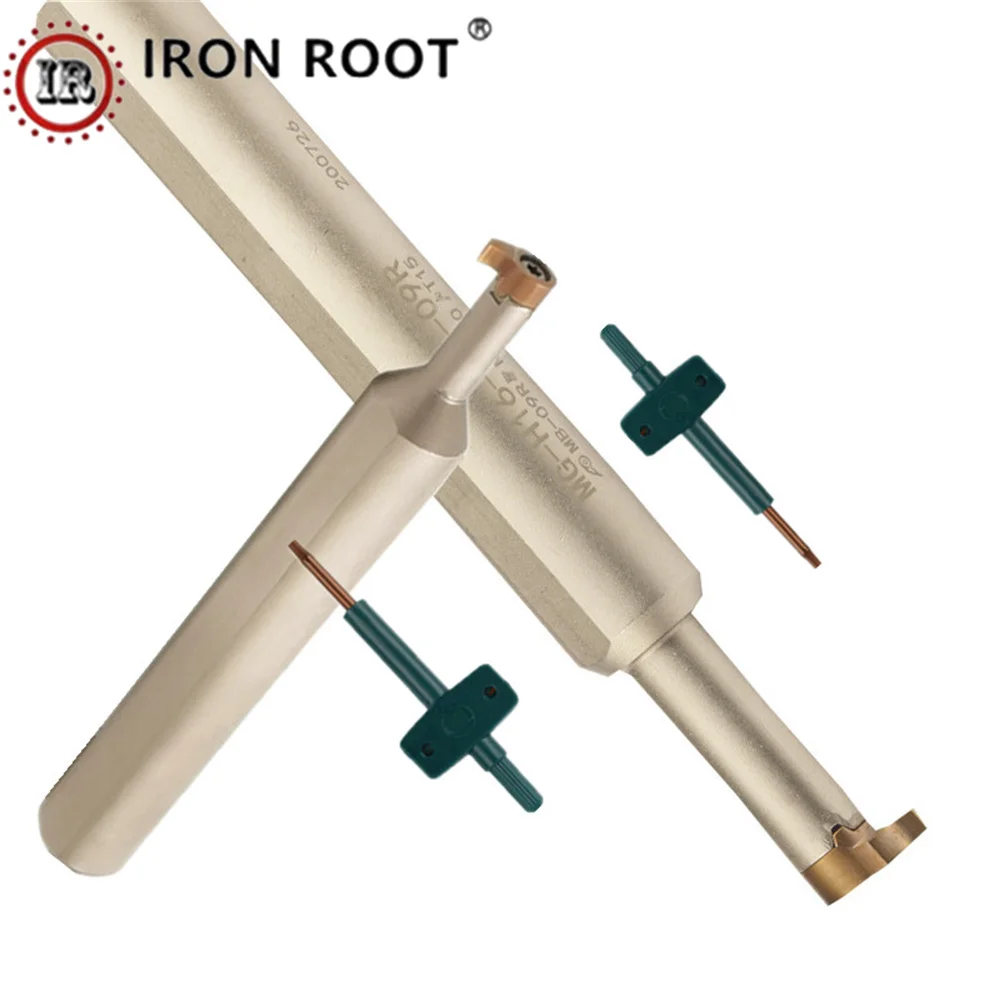 IRON ROOT  1P MG-H16-30-09R-MB09 + 10P MB 09GR 200-4.0d14 CNC Carbide Insert  Metal Lathe Cutting Turning